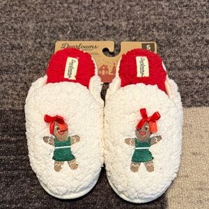Dearfoams Gingerbread Memory Foam Slippers